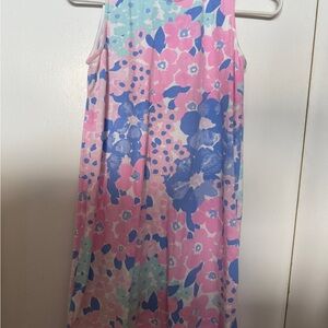MAHI GOLD Floral Dress in Pink and Blue